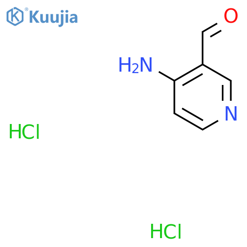 4-Aminonicotinaldehyde dihydrochloride structure