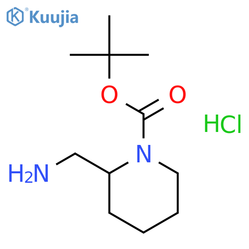 1-BOC-2-Aminomethylpiperidine Hydrochloride structure