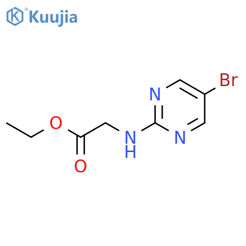 Ethyl 2-(5-Bromopyrimidin-2-ylamino)acetate structure