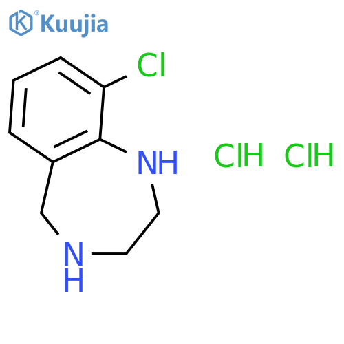 9-Chloro-2,3,4,5-tetrahydro-1H-benzoe1,4diazepine Dihydrochloride structure