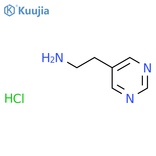 2-(Pyrimidin-5-yl)ethanamine hydrochloride structure