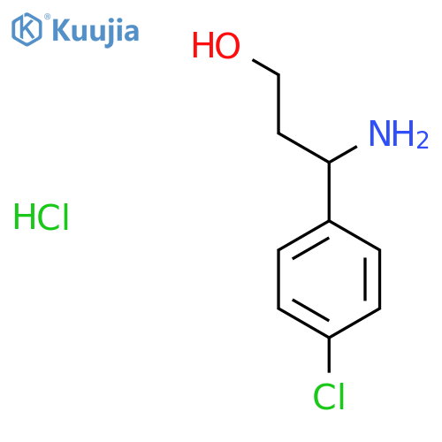 3-(4-Chlorophenyl)-DL-β-alaninol Hydrochloride structure
