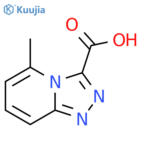5-Methyl-[1,2,4]triazolo[4,3-a]pyridine-3-carboxylic acid structure