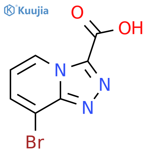 8-Bromo-[1,2,4]triazolo[4,3-a]pyridine-3-carboxylic acid structure