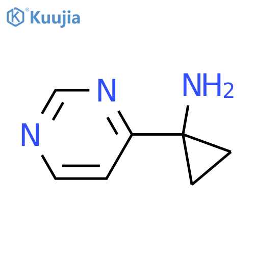 1-(pyrimidin-4-yl)cyclopropan-1-amine structure
