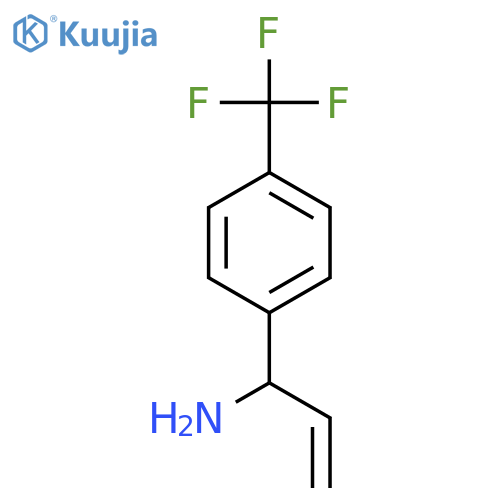 1-(4-(trifluoromethyl)phenyl)prop-2-en-1-amine structure