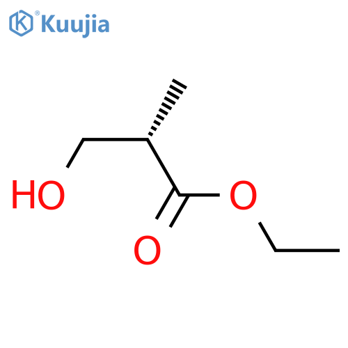 Propanoic acid, 3-hydroxy-2-methyl-, ethyl ester, (S)- structure