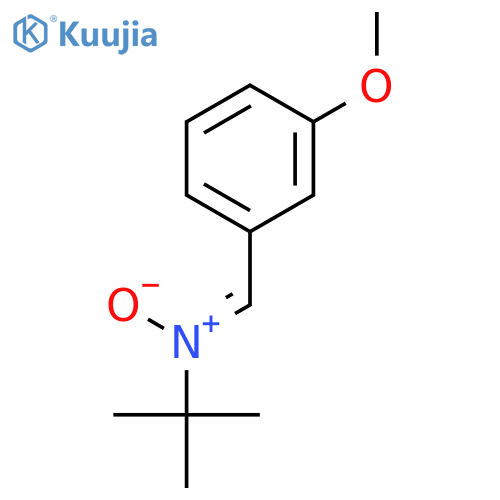 2-Propanamine, N-[(3-methoxyphenyl)methylene]-2-methyl-, N-oxide structure