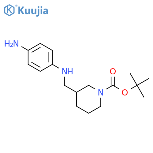 3-(4-Amino-phenylamino)-methyl- piperidine-1-carboxylic Acid tert-Butyl Ester structure