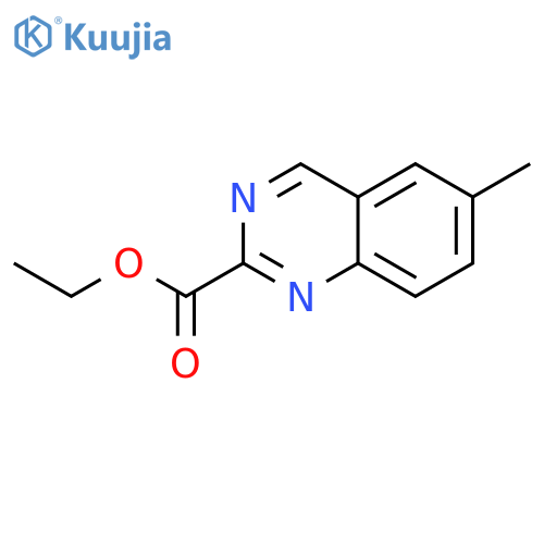 Ethyl 6-methylquinazoline-2-carboxylate structure