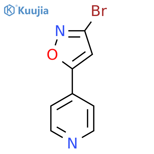 4-(3-Bromo-1,2-oxazol-5-yl)pyridine structure