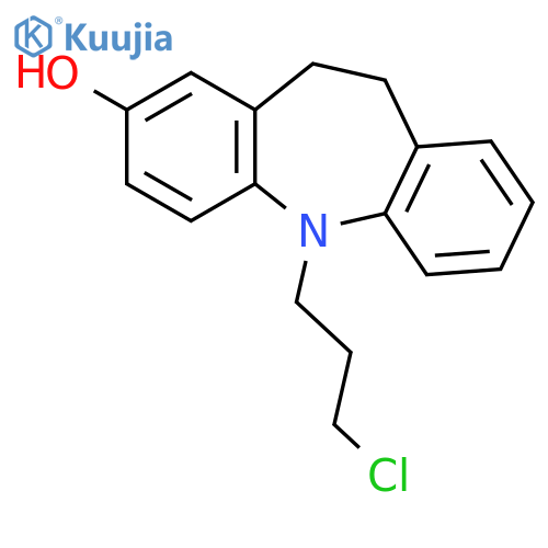 5-(3-Chloropropyl)-10,11-dihydro-2-hydroxy-5H-dibenzb,fazepine structure