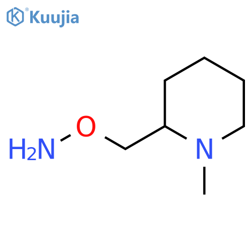 O-(1-methylpiperidin-2-yl)methylhydroxylamine structure