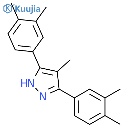 3,5-Bis(3,4-dimethylphenyl)-4-methyl-1H-pyrazole structure