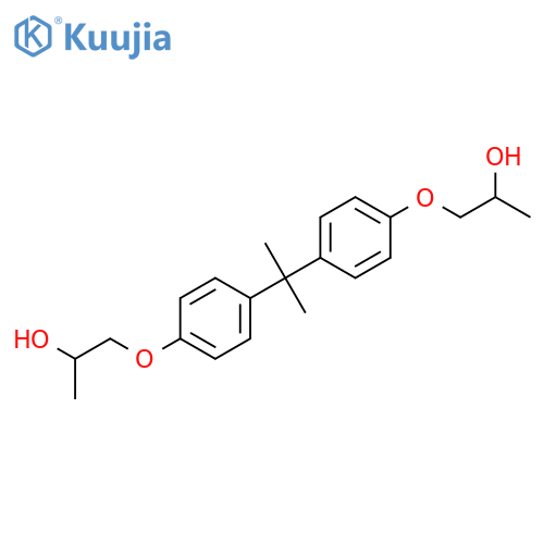 Bisphenol A bis(2-hydroxypropyl) ether structure
