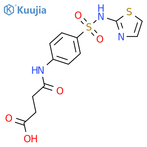 Succinylsulfathiazole structure