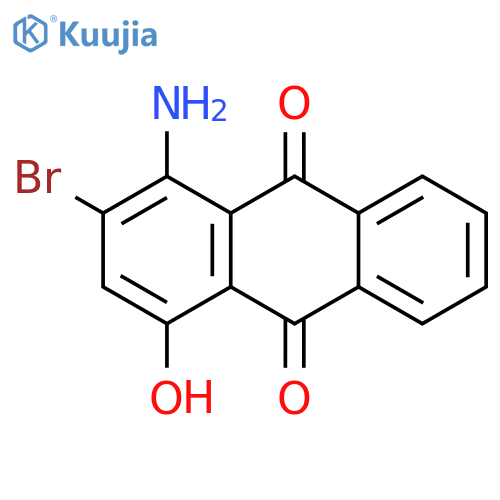 1-Amino-2-bromo-4-hydroxyanthracene-9,10-dione structure