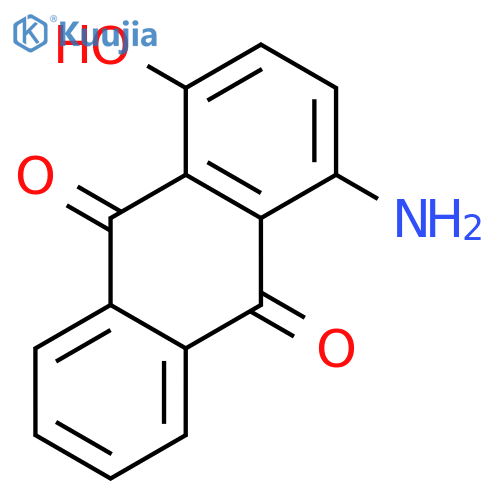 1-Amino-4-hydroxyanthraquinone structure