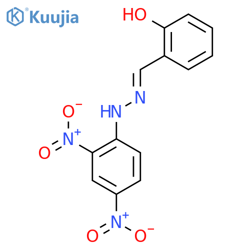 2-((2-(2,4-Dinitrophenyl)hydrazono)methyl)phenol structure