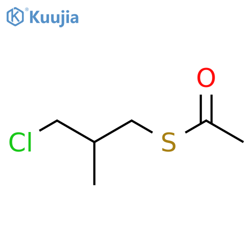 Thioacetic Acid S-(3-Chloro-2-methyl-propyl) Ester structure