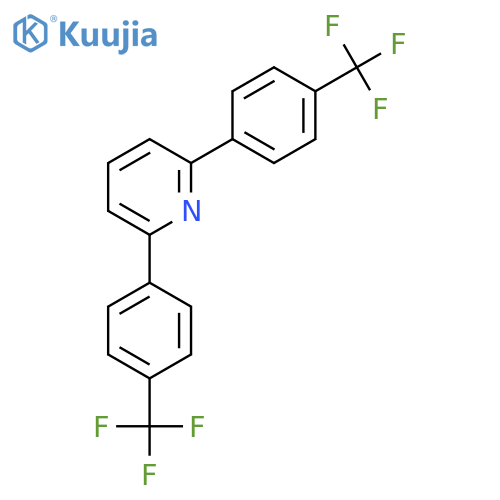 2,6-Bis(4-(trifluoromethyl)phenyl)pyridine structure