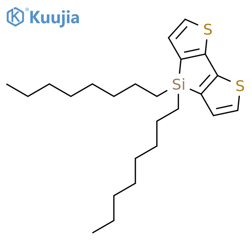 4,4-Dioctyl-4H-silolo3,2-b:4,5-b'dithiophene structure
