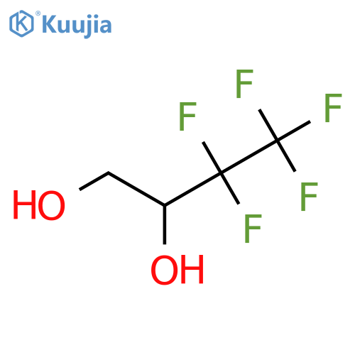 3,3,4,4,4-pentafluorobutane-1,2-diol structure