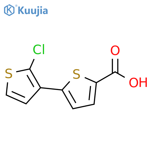 2'-chloro-[2,3'-bithiophene]-5-carboxylic acid structure