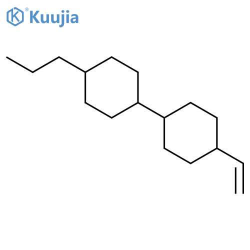 (trans,trans)-4-ethenyl-4-propyl-1,1-bicyclohexyl structure