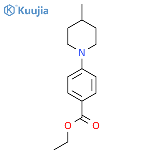 ethyl 4-(4-methylpiperidin-1-yl)benzoate structure