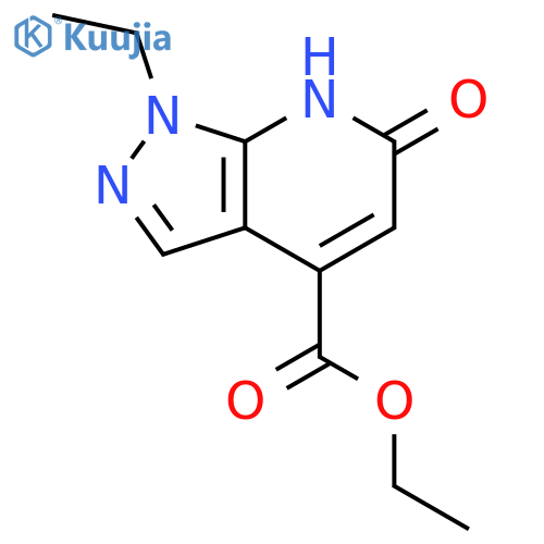 ethyl 1-ethyl-6-oxo-1H,6H,7H-pyrazolo3,4-bpyridine-4-carboxylate structure