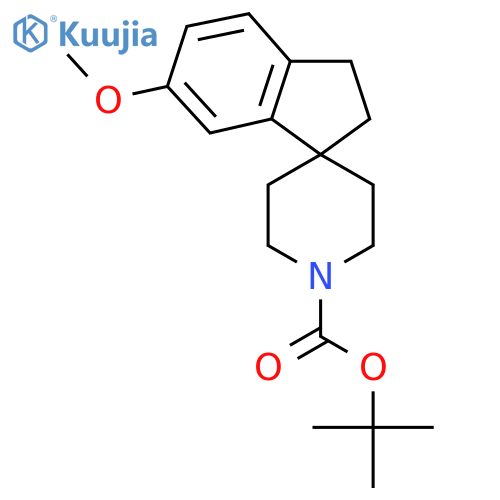 tert-Butyl 6-methoxy-2,3-dihydrospiro[indene-1,4'-piperidine]-1'-carboxylate structure