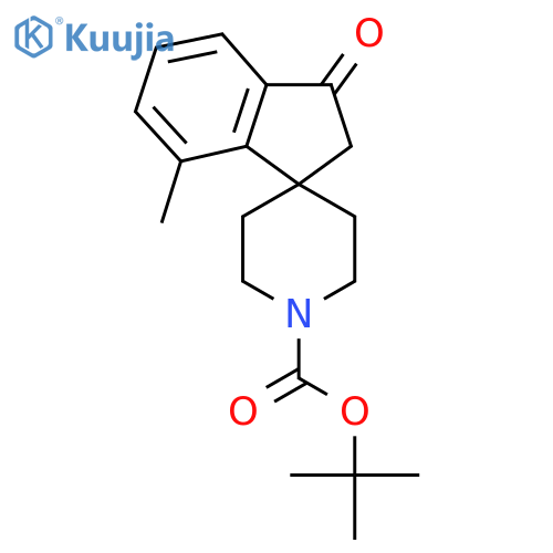 tert-Butyl 7-Methyl-3-oxo-2,3-dihydrospiroindene-1,4'-piperidine-1'-carboxylate structure