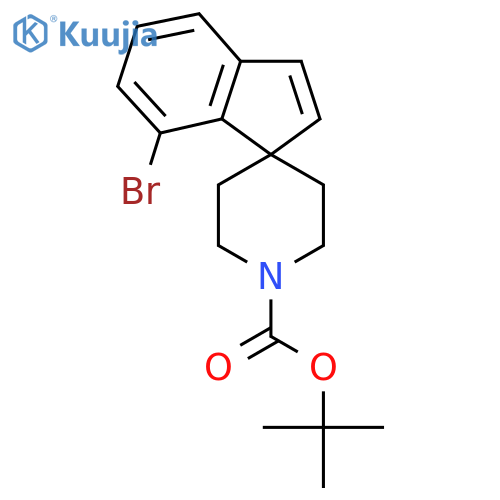 Tert-butyl 7-bromospiro[indene-1,4'-piperidine]-1'-carboxylate structure