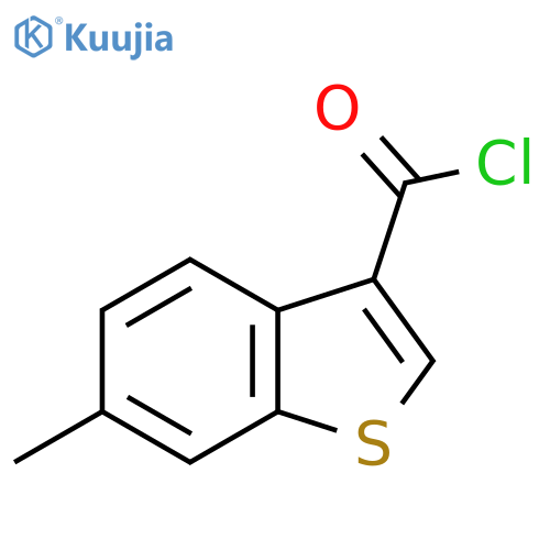 6-Methyl-1-benzothiophene-3-carbonyl chloride structure