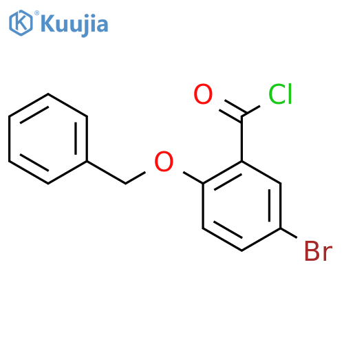 2-(Benzyloxy)-5-bromobenzoyl chloride structure