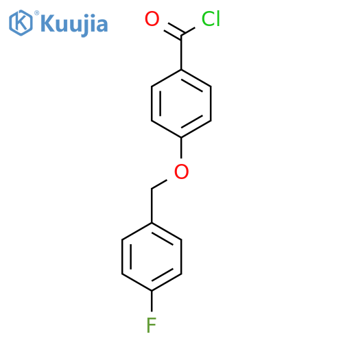 4-(4-Fluorobenzyl)oxybenzoyl Chloride structure