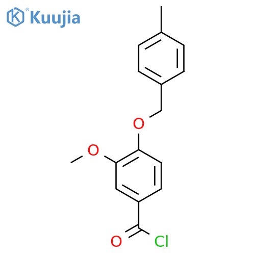 3-Methoxy-4-(4-methylbenzyl)oxybenzoyl Chloride structure