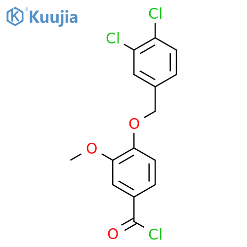 4-(3,4-Dichlorobenzyl)oxy-3-methoxybenzoyl Chloride structure