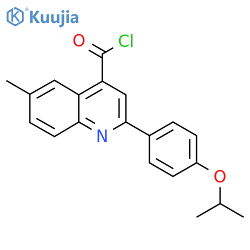 2-(4-Isopropoxyphenyl)-6-methylquinoline-4-carbonyl chloride structure