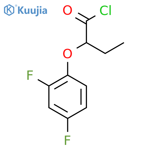2-(2,4-Difluorophenoxy)butanoyl chloride structure
