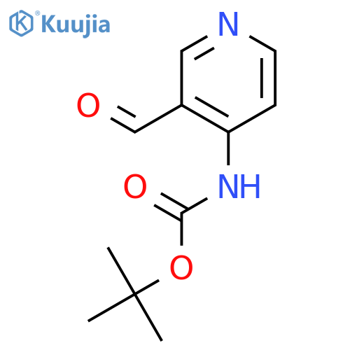 tert-Butyl 3-Formylpyridin-4-ylcarbamate structure