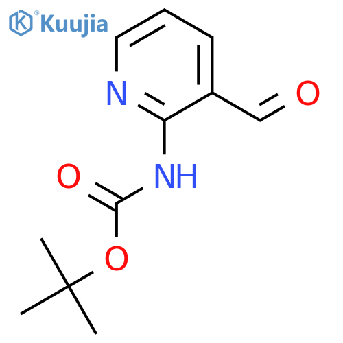 2-N-Boc-amino-3-formylpyridine structure
