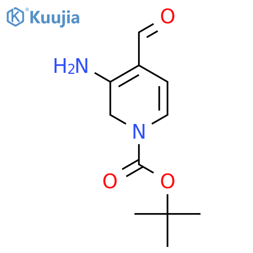 tert-butyl N-(4-formylpyridin-3-yl)carbamate structure