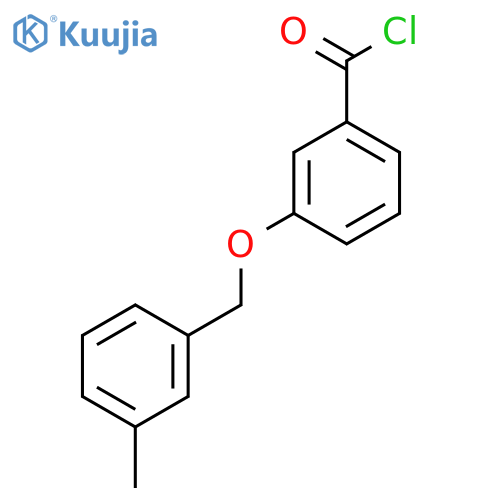 3-(3-Methylbenzyl)oxybenzoyl Chloride structure