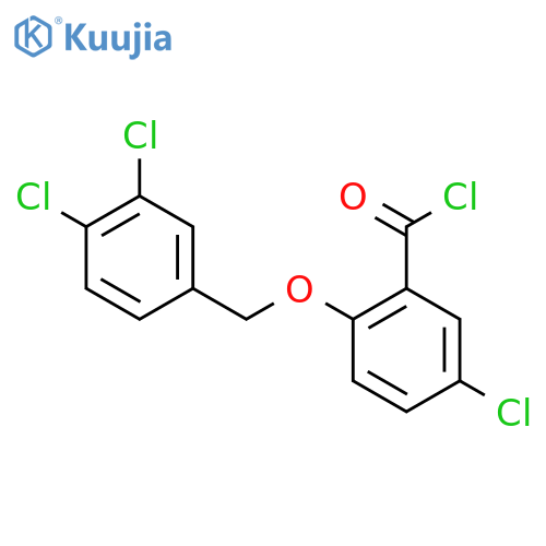 5-Chloro-2-(3,4-dichlorobenzyl)oxy-benzoyl Chloride structure