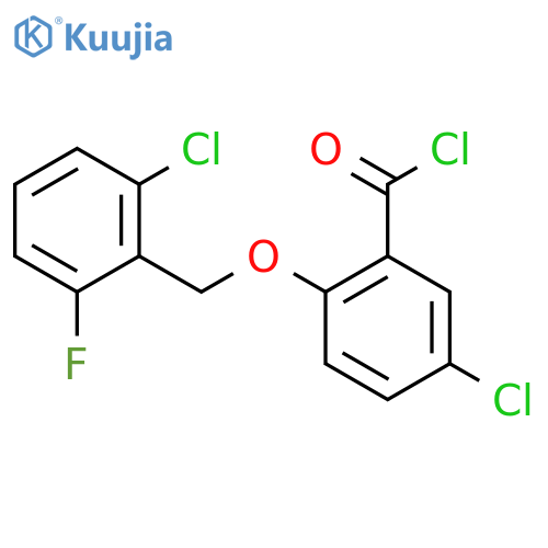 5-Chloro-2-(2-chloro-6-fluorobenzyl)oxy-benzoyl Chloride structure