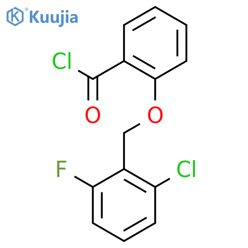2-(2-Chloro-6-fluorobenzyl)oxybenzoyl Chloride structure