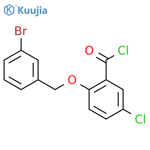 2-(3-Bromobenzyl)oxy-5-chlorobenzoyl Chloride structure