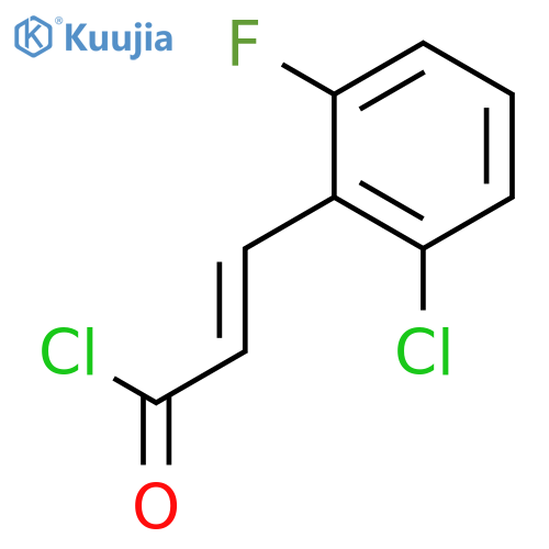 (2E)-3-(2-Chloro-6-fluorophenyl)acryloyl chloride structure